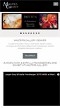 Mobile Screenshot of mastersgallerydenver.com